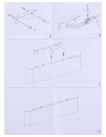 Sieninis LED šviestuvas - Long White