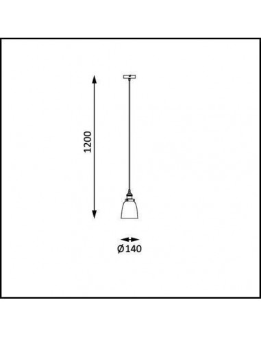 RETRO stiliaus šviestuvas - SIGMA Glass