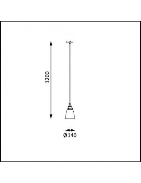RETRO stiliaus šviestuvas - SIGMA Glass