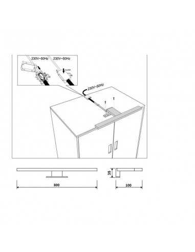 LED Vonios šviestuvas Brolux 300