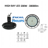 200W LED sandėlio šviestuvas HIGH BAY - 26000lm - 5700K