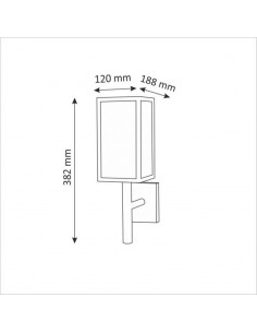 Sieninis LED Lauko šviestuvas - MALMO High 2