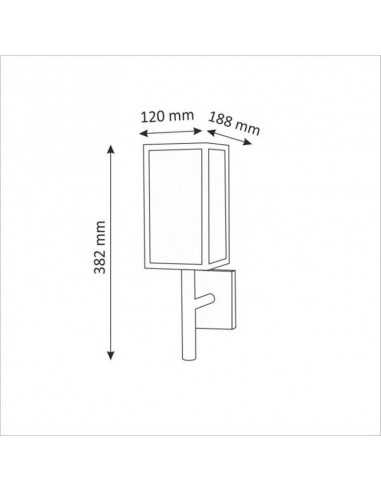 Sieninis LED Lauko šviestuvas - MALMO High