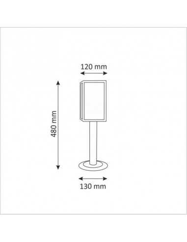 Pastatomas LED Lauko šviestuvas - MALMO