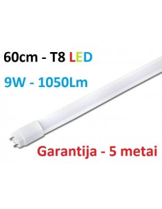 600cm - T8 LED lempa - 9W - 1050lm - 4100K