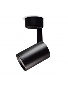 Virštinkinis šviestuvas su keičiama LED lempute GU10 - NUUK juodas