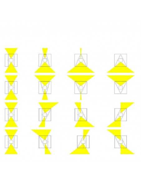 LED lauko šviestuvas - Lumi Adjustable Black