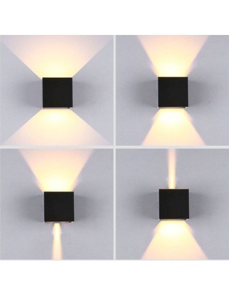 LED lauko šviestuvas - Lumi Adjustable Black