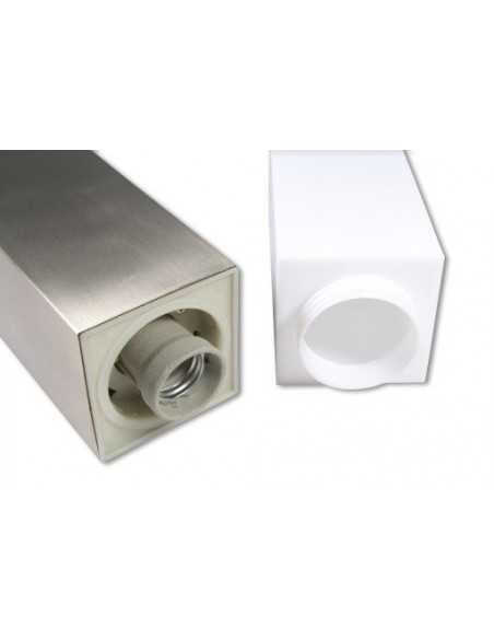 Pastatomas LED Lauko šviestuvas - Lumi Quad Silver 60cm