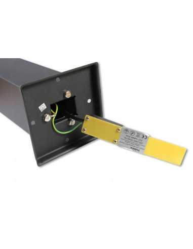 Pastatomas LED Lauko šviestuvas - Lumi Quad Black 60cm