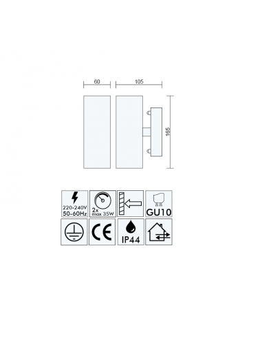 LED Lauko šviestuvas - Brilliant NEWPORT
