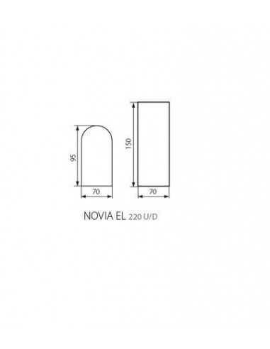 LED lauko šviestuvas - Kanlux NOVIA - U/D