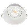 Rėmelis LED lemputei į lubas - ROMA baltas matinis reguliuojamas