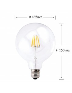 LED lemputė E27 - 6,5W - 810lm - G125 2