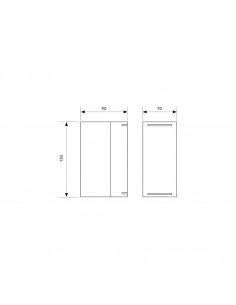 LED lauko šviestuvas - WAY Wall - juodas 2