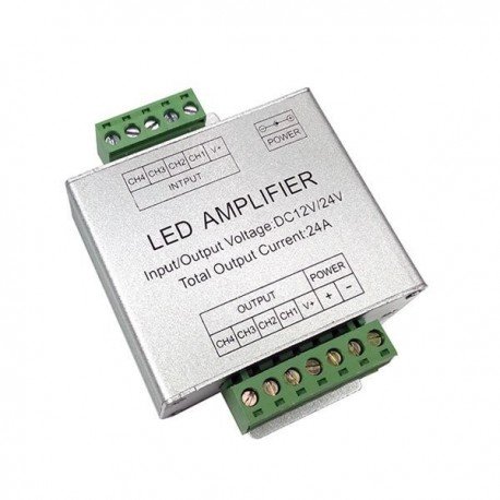 RGBW LED juostos stiprintuvas 12V/24V - 6 x 4A
