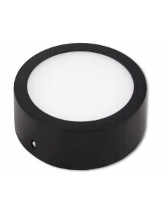 Virštinkinė LED panelė - 6W juoda