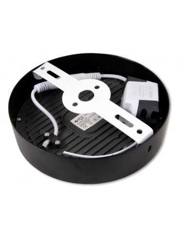 VIRŠTINKINĖ LED PANELĖ - 12W JUODA