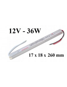 Ypač siauras 36W - 12V - LED maitinimo šaltinis