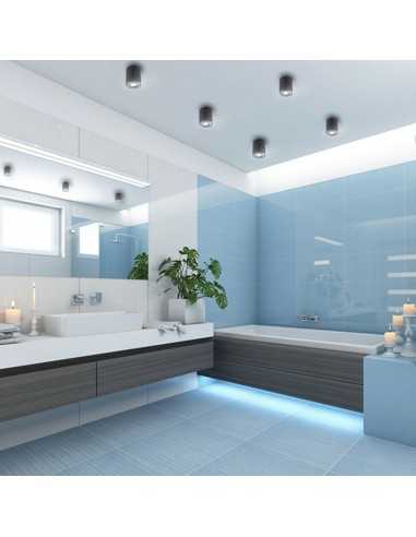 Virštinkinis šviestuvas - Milo sidabrinisAR