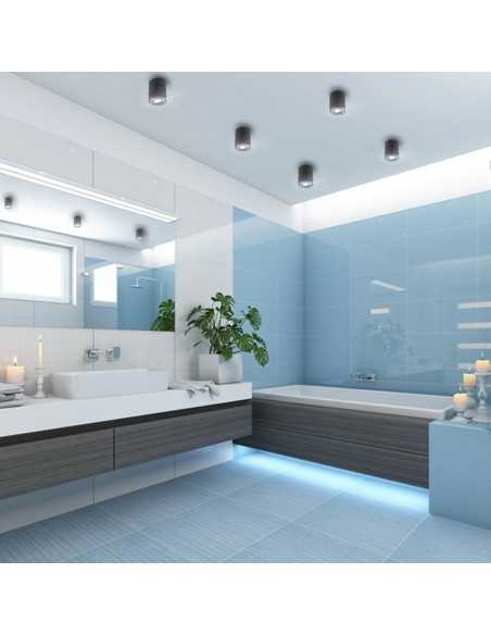 Virštinkinis šviestuvas - Milo sidabrinisAR