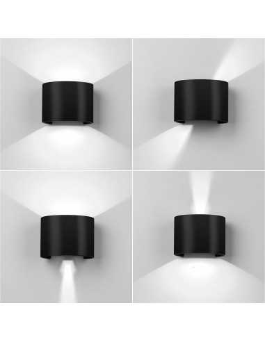 LED šviestuvas - Lumi Adjustable 6W Black-R