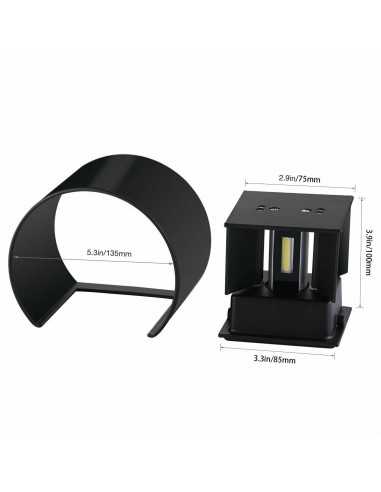 LED šviestuvas - Lumi Adjustable 6W Black-R