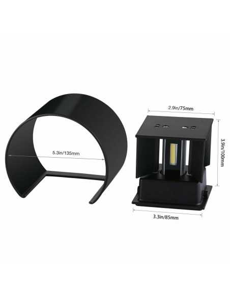 LED šviestuvas - Lumi Adjustable 6W Black-R LED šviestuvas - Lumi Adjustable 6W Black-R