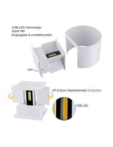 LED šviestuvas - Lumi Adjustable 6W Black-R