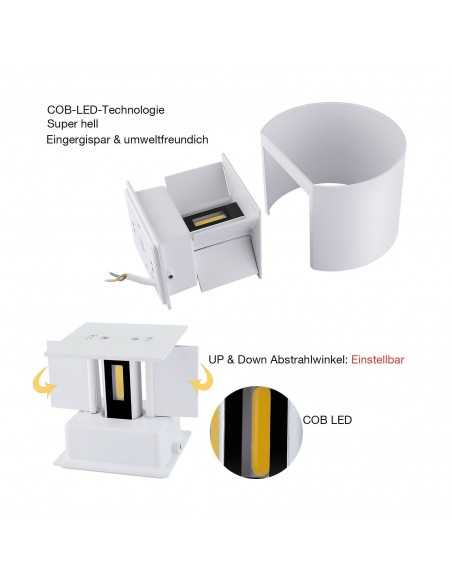 LED šviestuvas - Lumi Adjustable 6W Black-R LED šviestuvas - Lumi Adjustable 6W Black-R