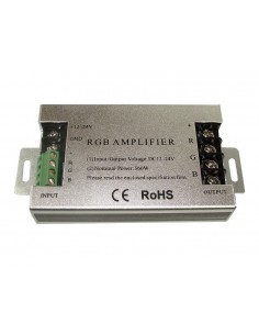 RGB LED juostos stiprintuvas 12V/24V - 3 x 10A