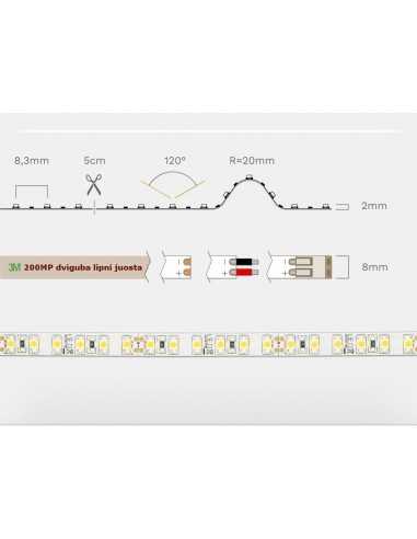 LED juosta 24V - 11W - 4000K
