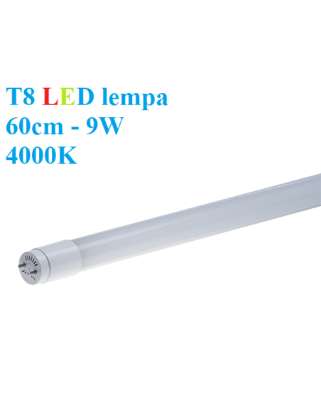 T8 LED lempa 60cm - 9W 