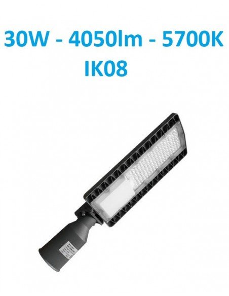 LED gatvės šviestuvas - 30W - 4050lm - IK08