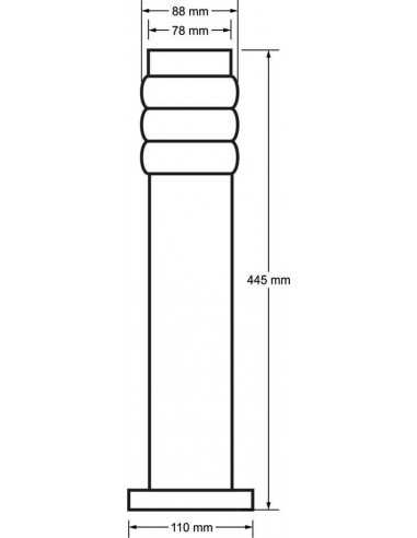 Pastatomas lauko šviestuvas - LULA E27