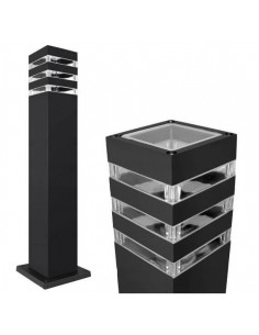 PASTATOMAS LAUKO ŠVIESTUVAS - Malibu E27 50cm juodas