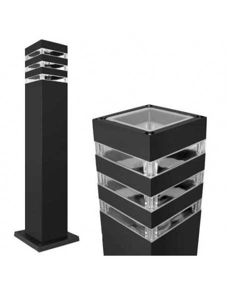 PASTATOMAS LAUKO ŠVIESTUVAS - Malibu E27 50cm juodas