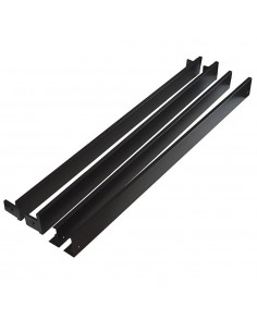 Virštinkinis juodas rėmas LED panelei 60x60cm 2