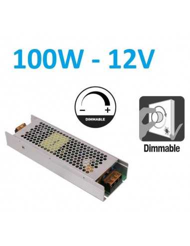 Dimeriuojamas LED maitinimo šaltinis 100W -12V - TRIAC bei 0/1-10V