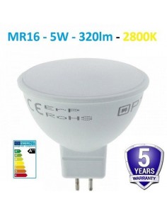 MR16 - 12V - 5W -WW