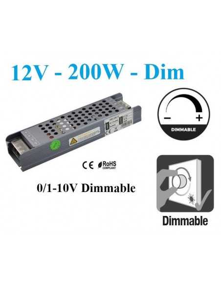 Reguliuojamas LED maitinimo šaltinis 200W - 12V/24V