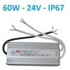 Profesionalus LED maitinimo šaltinis 24V -  60W - IP67