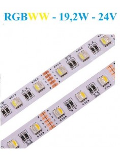 RGB+WW - 24V - 19,2W - IP20