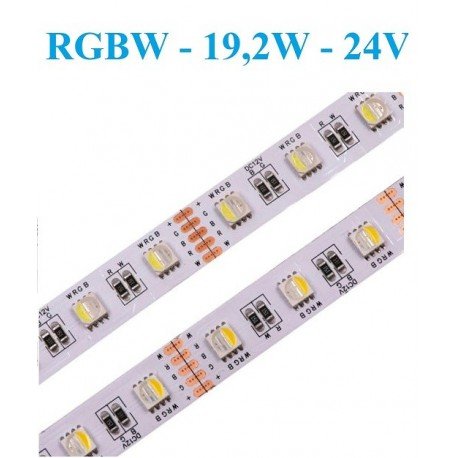 RGB+W - 24V - 19,2W - IP20