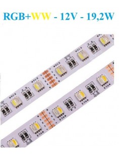 RGB+WW - 12V - 19,2W - IP20