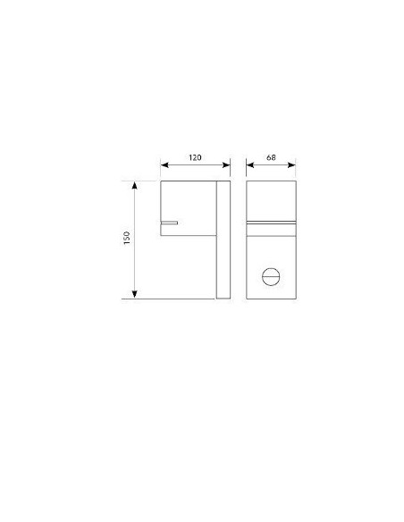 Sieninis LED lauko šviestuvas su judesio davikliu - WAY Wall PIR pilkas Sieninis LED lauko šviestuvas su judesio davikliu - WAY Wall PIR pilkas