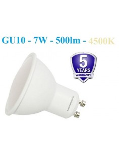 LED lemputė GU10 - 7W - 500lm