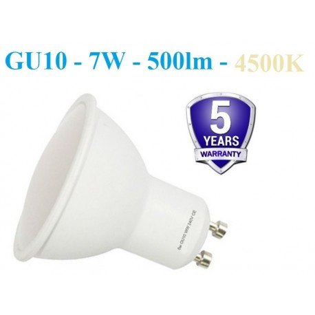 LED lemputė GU10 - 7W - 500lm
