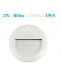 Sieninis LED šviestuvas - CROTO baltas 4200K