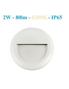 Sieninis LED šviestuvas - CROTO baltas